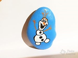 Olaf in rock painting