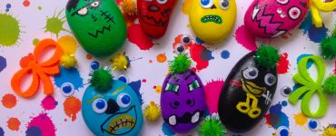 Manualidades para peques de piedras pintadas