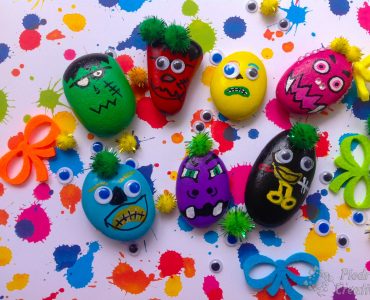 Manualidades para peques de piedras pintadas