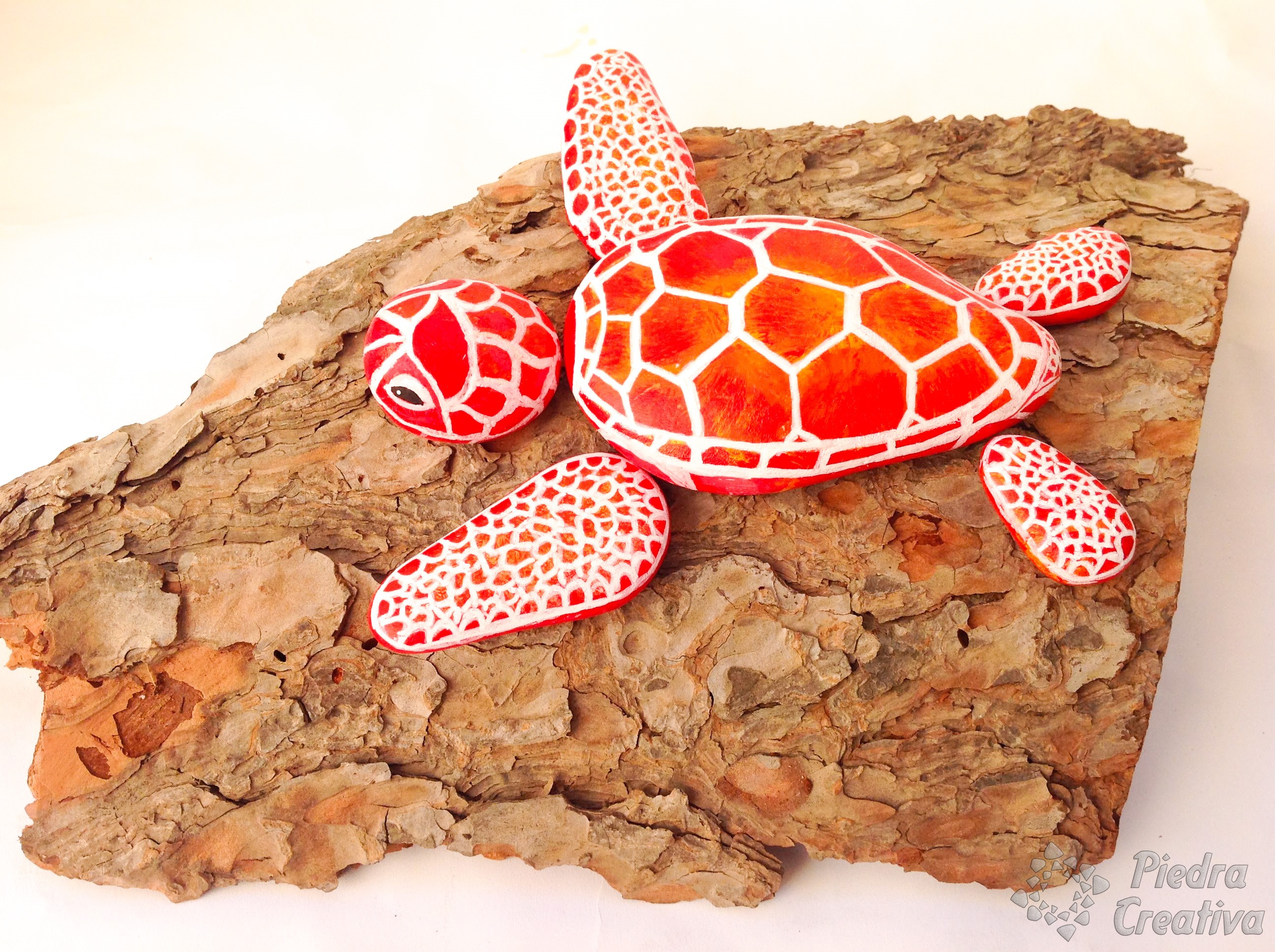 Como hacer una tortuga con piedras pintadas ???? PiedraCreativa ????