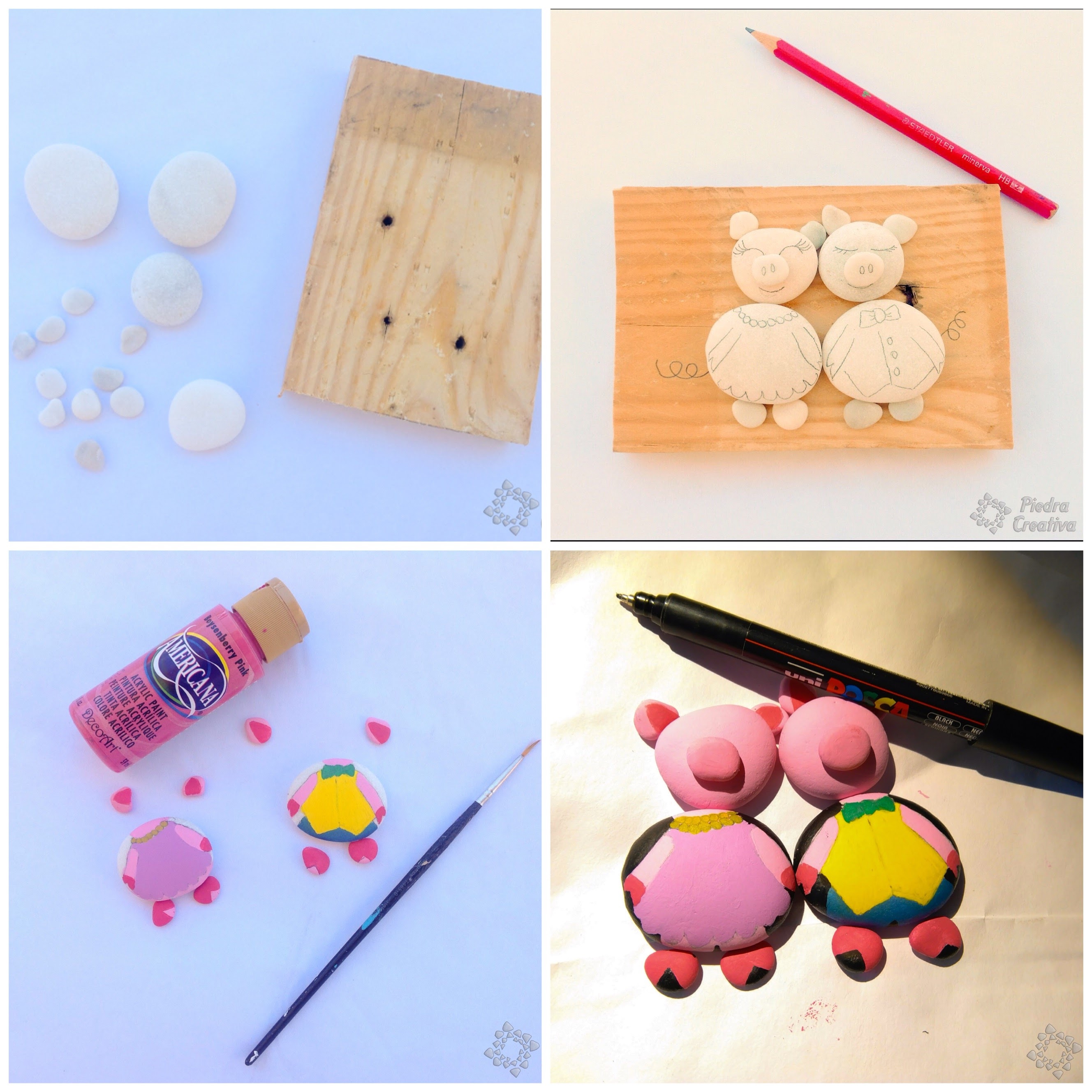 COMO HACER PINTURAS ACRÍLICAS PARA MANUALIDADES - MAKE YOUR OWN PAINTS FOR  CRAFTS 