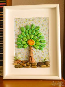 manualidad cuadro piedras con nombres clase ana piedracreativa 224x300 - Tree painted rock to remember