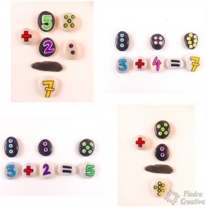 aprender jugando a sumar y restar con piedras pintadas 300x300 - DIY number rocks - Educational games for kids